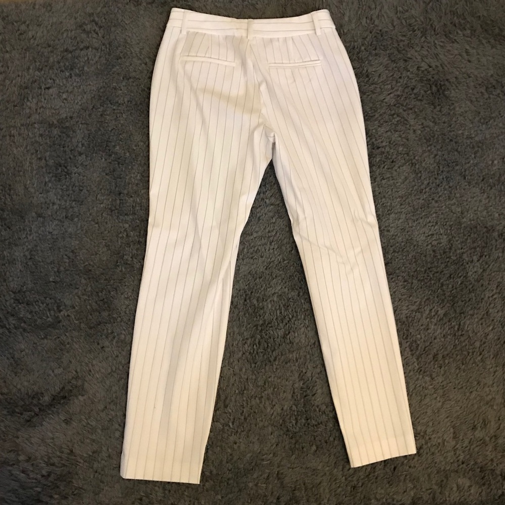 Express pinstripe columnist ankle pants